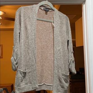 About a girl Tan cardigan with pockets